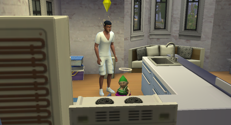 Illustration for article titled Gnomes Are Part Of The Weirdest Sims 4's Thanksgiving